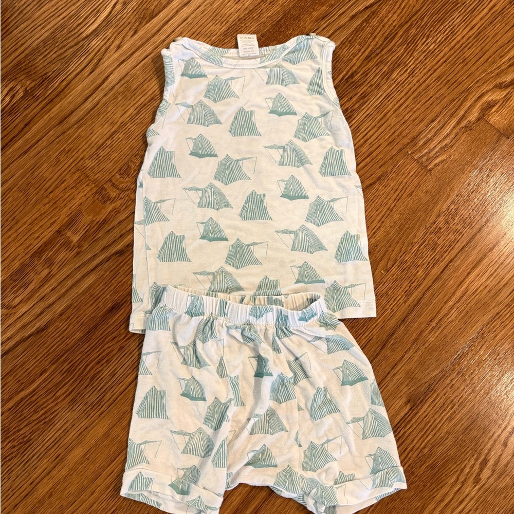 Kate Quinn Kids Set with Teal beach tent Pattern